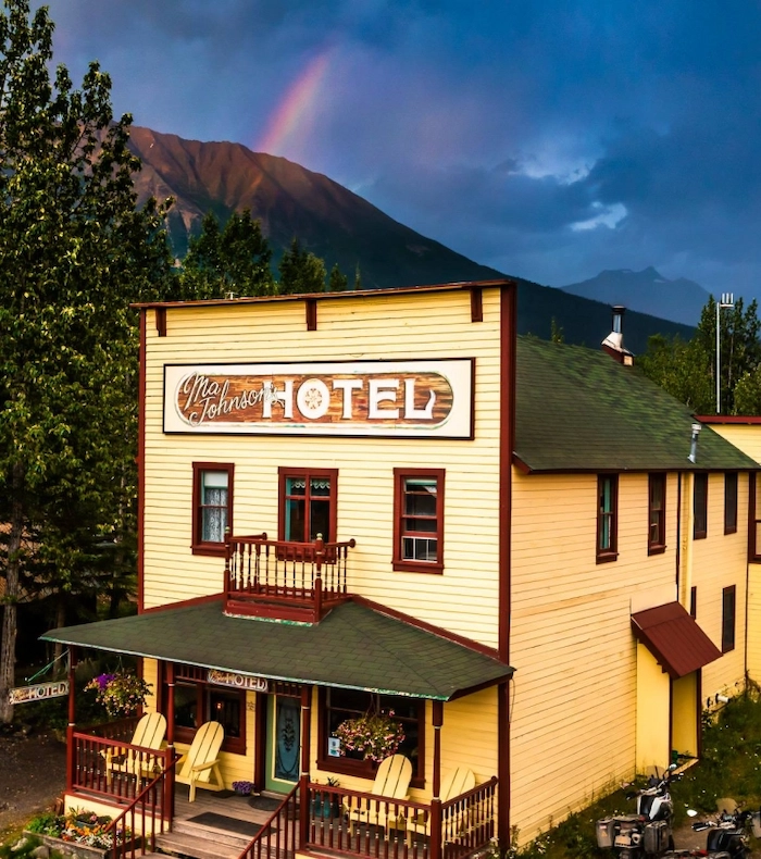 Exterior view of Ma Johnson’s Historic Hotel
