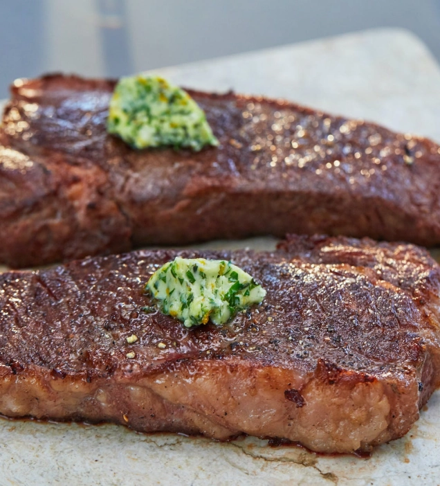 grilled steaks